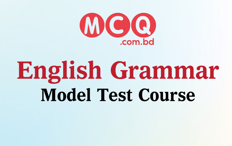 English Grammar Model Test Course